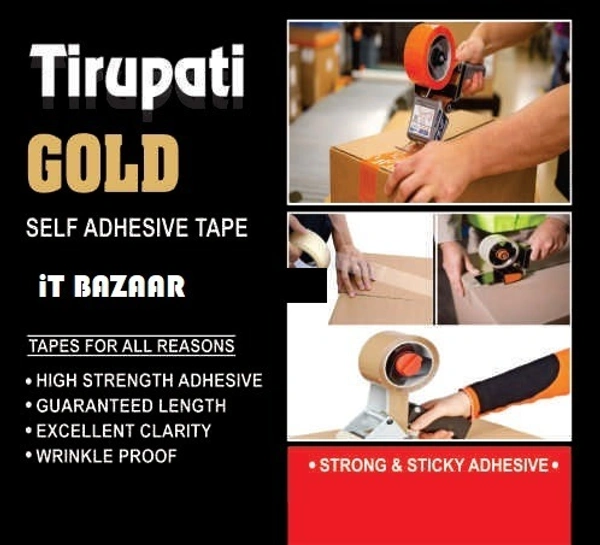 TIRUPATI BOPP TAPE 2"x50MTR  (48mm)  - TIRUPATI, 1 Pcs
