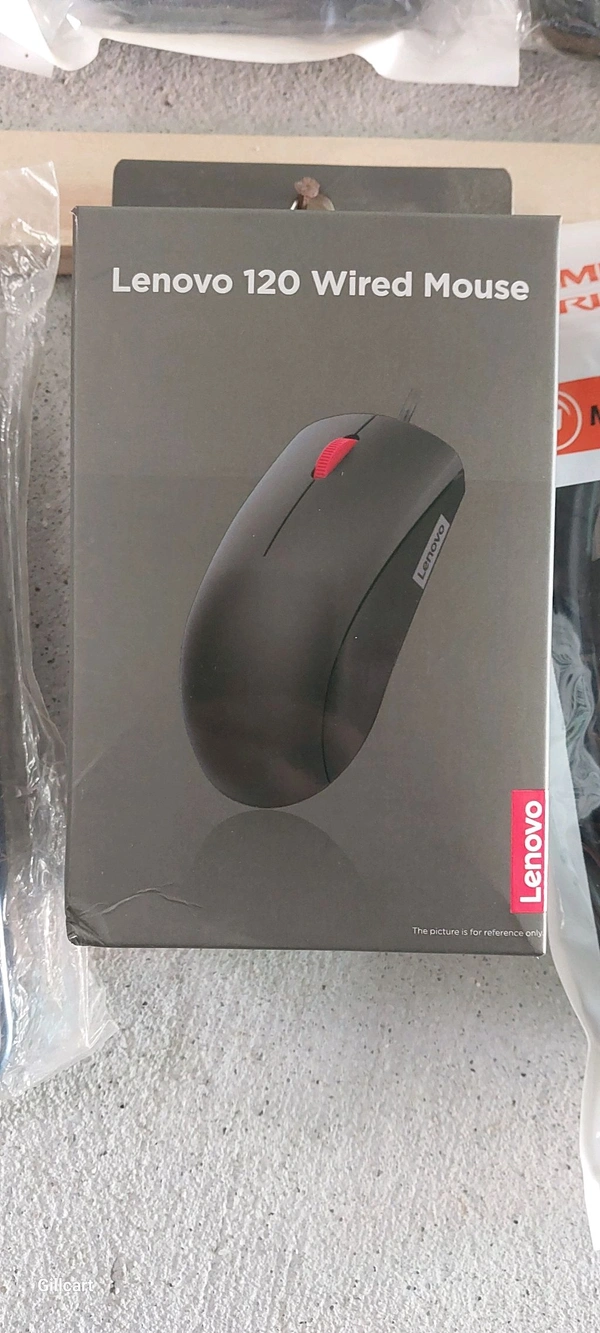 Lenovo 120 Wired Mouse - Black