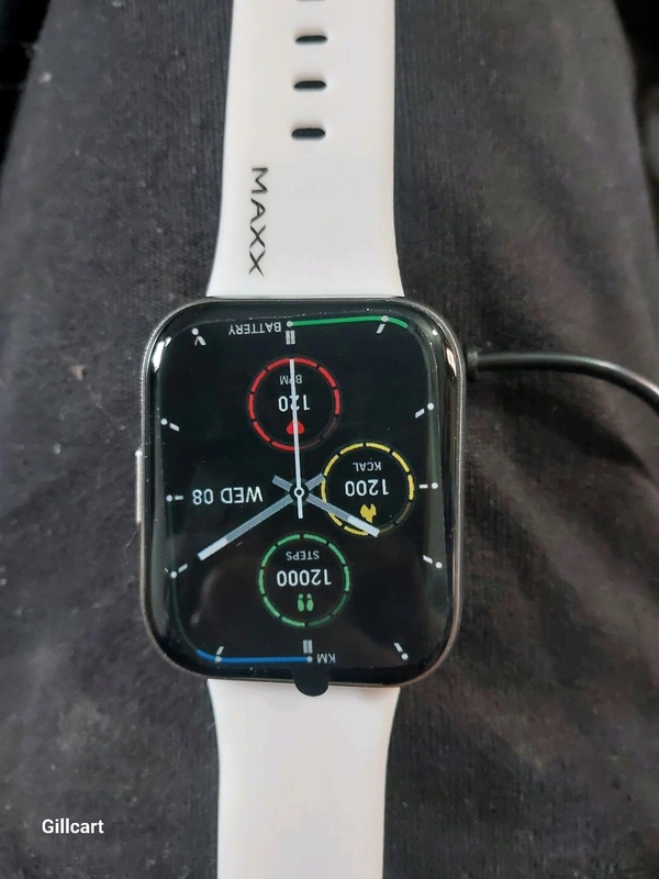 Maxx SX25 Ace Smart Watch - Silver, 1.69" Large HD Display