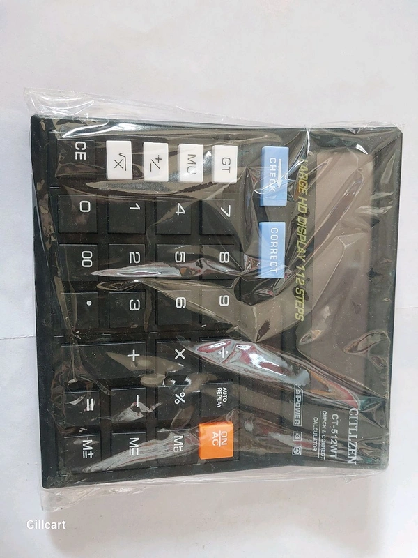 Calculator CITLLZEN CT-512WT  - Black