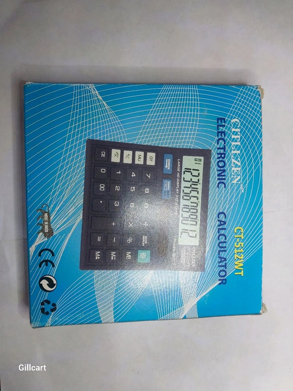 Calculator CITLLZEN CT-512WT  - Black