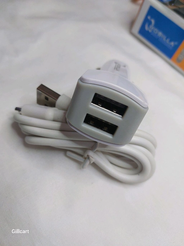 Mobilla 2 USB Car Charger - White