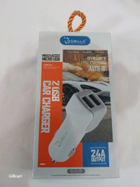Mobilla 2 USB Car Charger - White