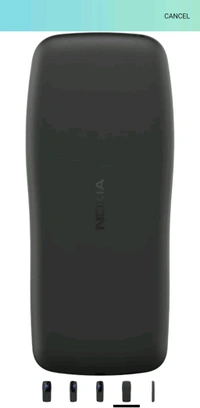 Nokia 105 | Single SIM Keypad Phone | Black - Black