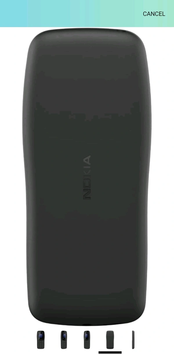 Nokia 105 | Single SIM Keypad Phone | Black - Black
