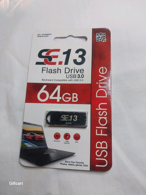 SE13 SE.13 64GB 3.0 USB PEN DRIVE - Gray