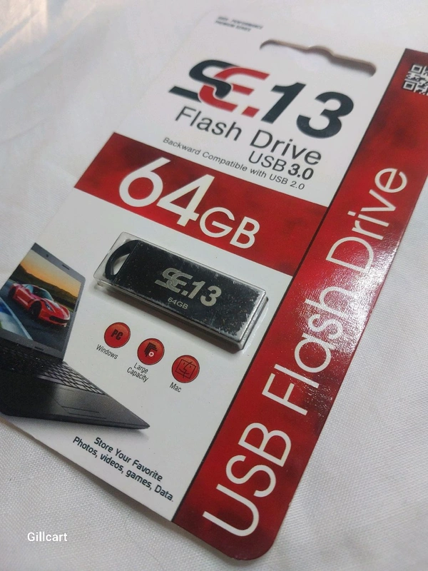SE13 SE.13 64GB 3.0 USB PEN DRIVE - Gray