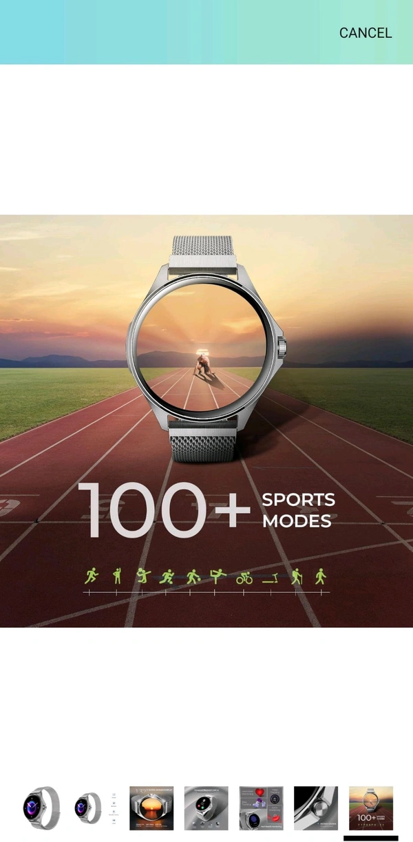 BeatXP beatXP Nuke 1.32” Super AMOLED Display Bluetooth Calling Smart Watch, 466 * 466px, Metal Body, 500 Nits, 60Hz Refresh Rate, 100+ Sports Modes, 24/7 Health Tracking, IP67 (Silver with Metal Magnetic) - Silver