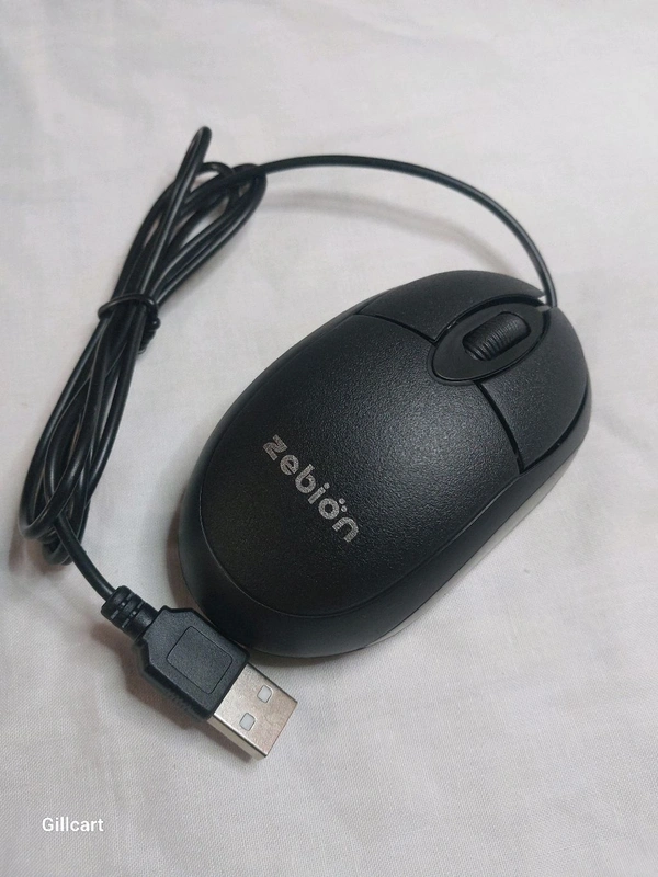 Zebion Elfin Agile Optical Mouse - Black