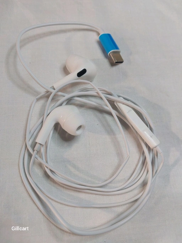 Apollo Type C Earphones  - White