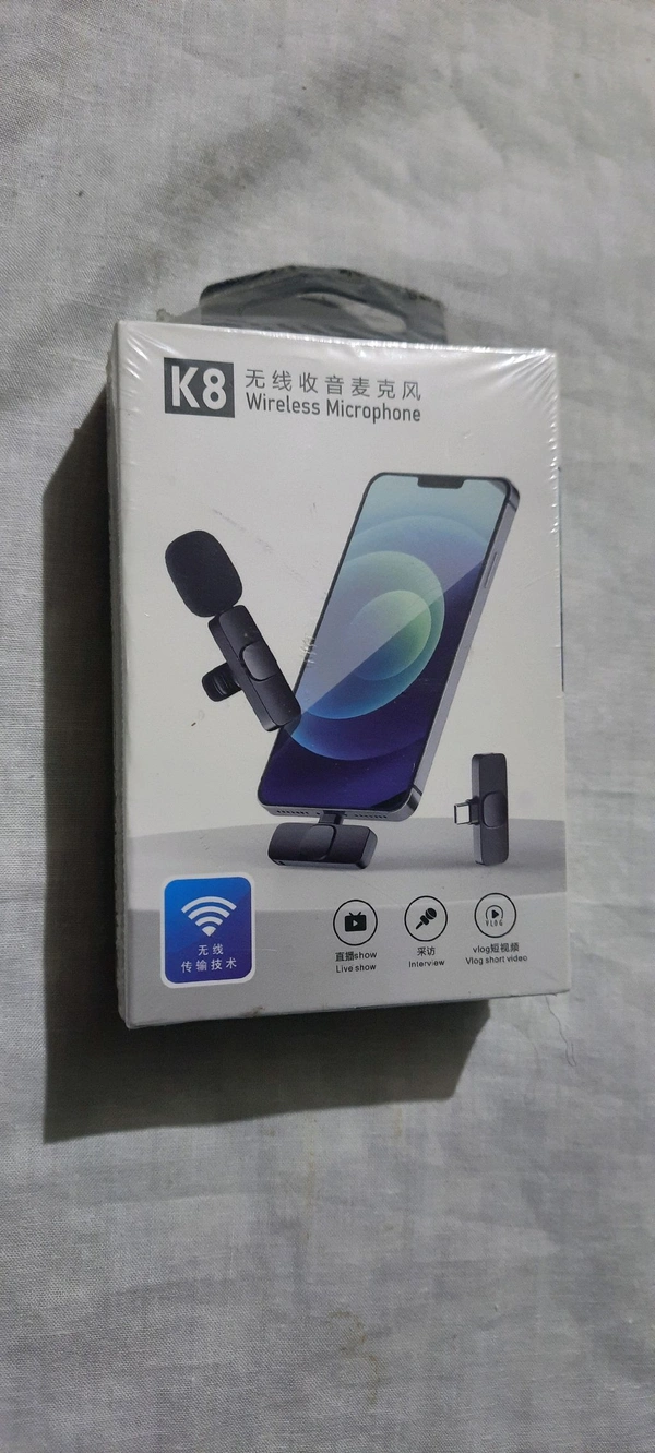 K8 Wireless Microphone - Black