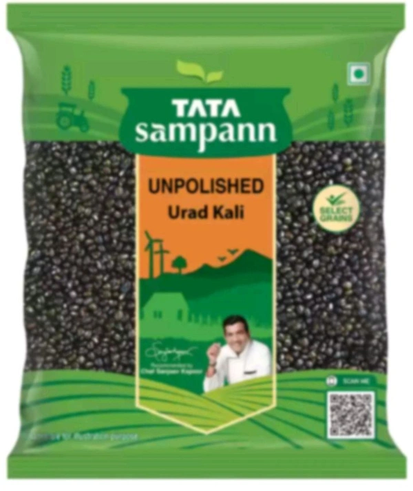 Tata Sampann Black Urad Dal (Whole) (500g) 