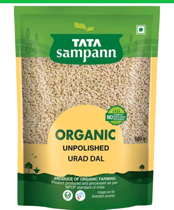 Tata Sampann Organic Urad Dal (500g)