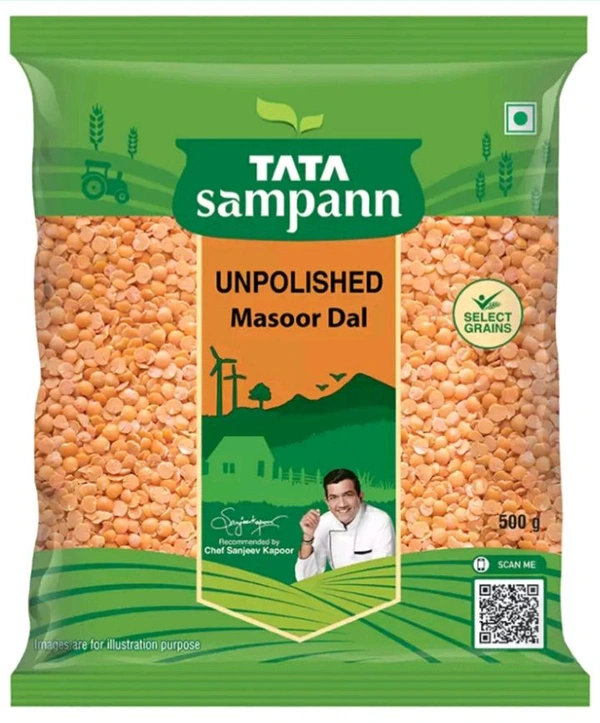 Tata Sampann Red Masoor Dal (Whole)(500g)