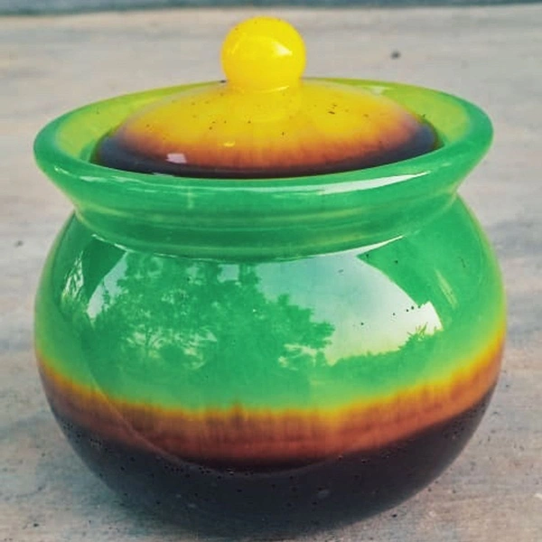 Small Pots - Set of 4 pots - 6" Height 5" Diameter (each Pot), Multicolour, 7 to 8 Days