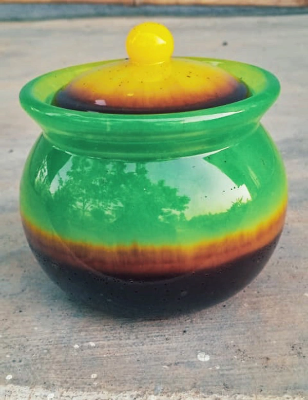 Epoxy Resin Pot - Multicolour, 7 to 8 Days, 6” Height 5” Diameter