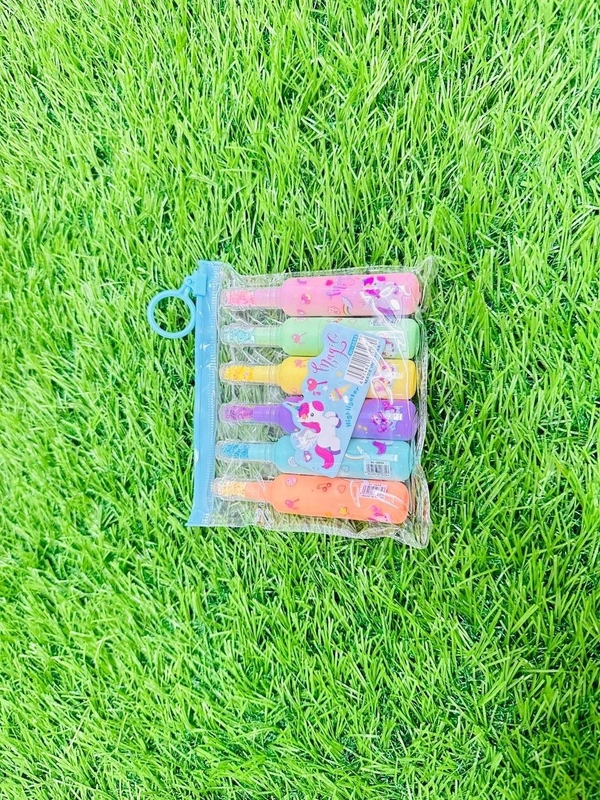 Unicorn Bottle Highlighters Set 