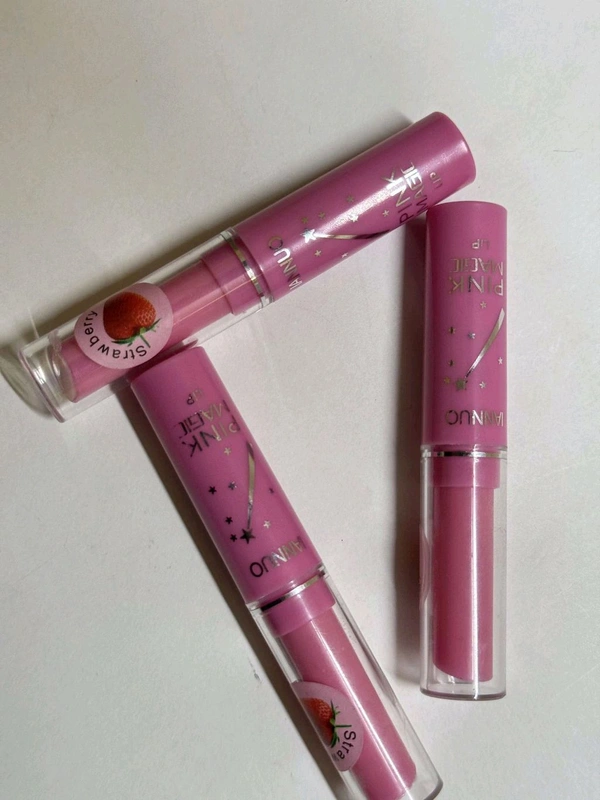 Pink magic strawberry lip balm combo of 3