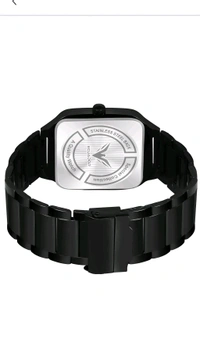 Ecuador Elegant Design Analog Wrist Watch For Boys/Men - Black, Free