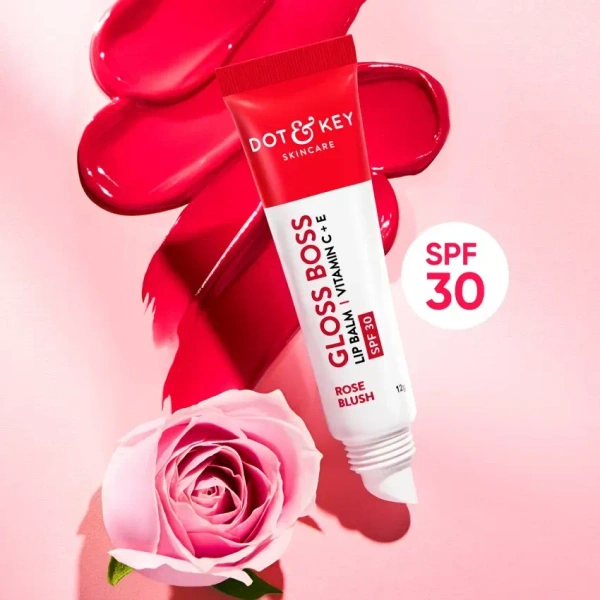 Dot & Key SPF 30 Tinted Lip Balm (Rose Blush - Medium Tinted) - 4.9 g