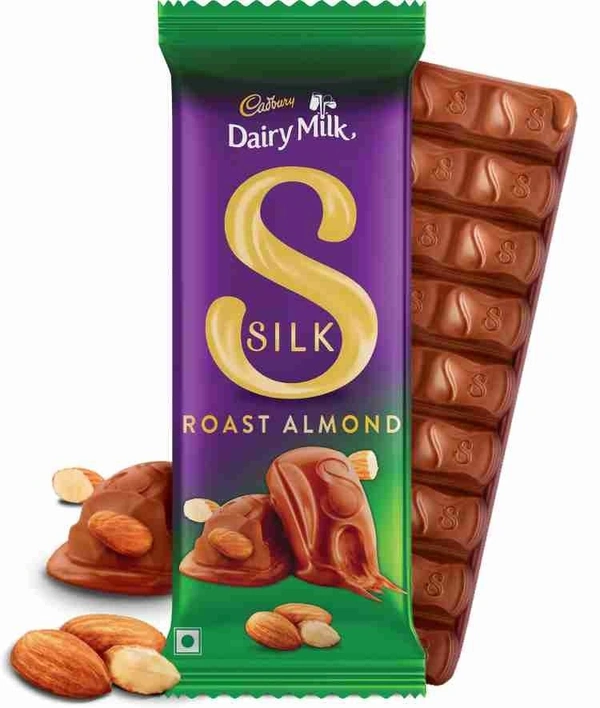 Cadbury Dairy Milk Roast Almond Chocolate Bar Large - 80 g