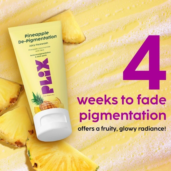 Plix Pineapple Foaming Facewash For Depigmentation - Plix - 100 ml