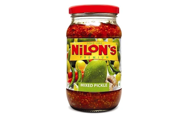 Nilon's Mixed Pickle Glass Jar - 400 g