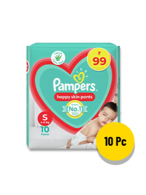 Pampers Pants Small 4-8KG 10PANTS
