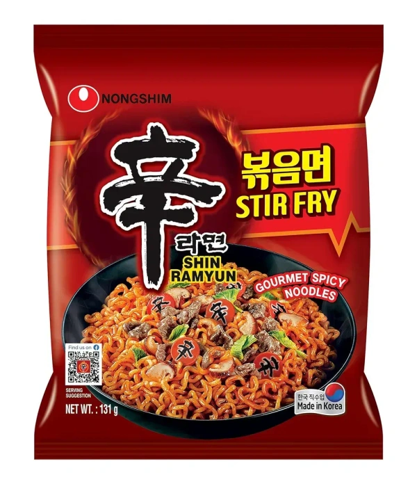 Nongshim Shin Ramyun Stir Fry Noodles - 122 g