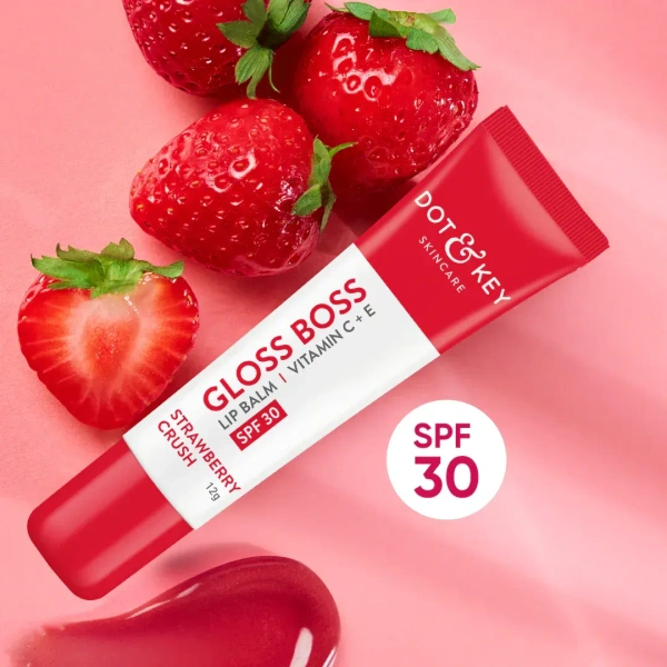 Dot & Key SPF 30 Tinted Lip Balm (Strawberry Crush - High Tinted) - 4.9 g