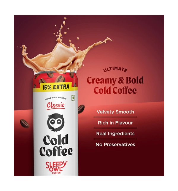 Sleepy Owl Cold Coffee Classic  - 230ml