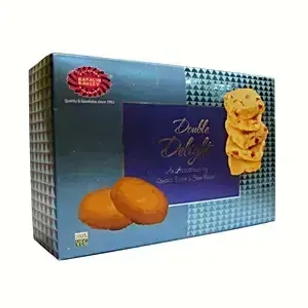 Karachi Bakery Double Delight Fruit & Osmania Biscuit  - 400g