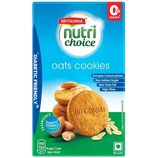 Brittania Nutricchoice Essentia Oats Cookies - 150 g