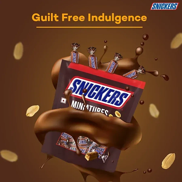 Snickers Miniatures Peanut Filled Chocolate Pack - 180 g