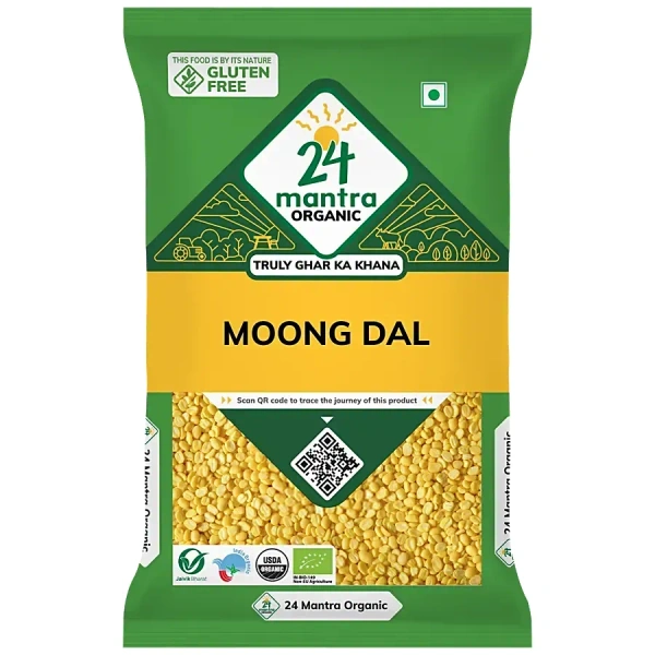24 Mantra Organic Moong Dal - 500 g