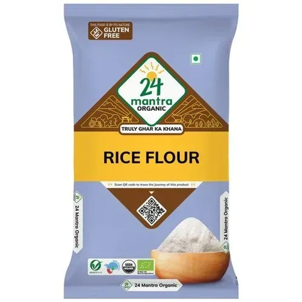 24 mantra Organic Rice Flour - 500 g