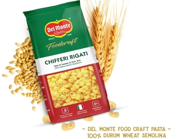 Del Monte Chifferi Rigate Pasta - 400 g