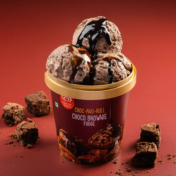 Kwality Walls Choco Brownie Fudge Tub - 700 ml