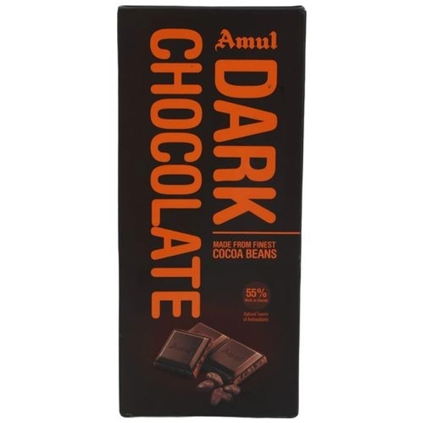 Amul 55% Rich In Cocoa - Dark Chocolate - 150 g