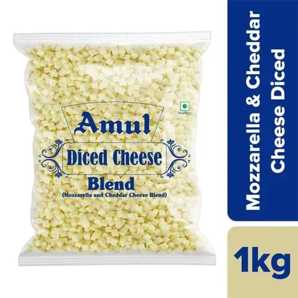 Amul Diced Cheese - 1kg