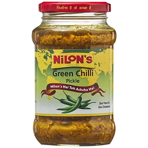 Nilon's Green Chilli Pickle - 400 g