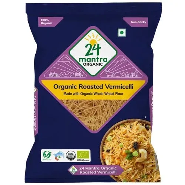 24 mantra Organic Roasted Vermicelli - 400 gram
