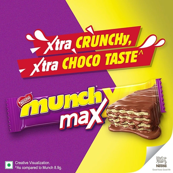 Nestle Munch Max Wafer Chocolate Bar - 38.5 g