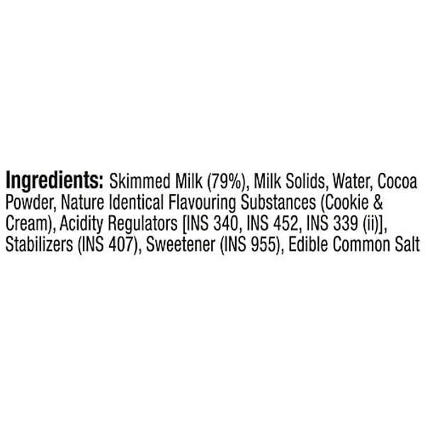 Epigamia Cookies And Cream Flavoured - 25G Protein Milkshake - 250 ml
