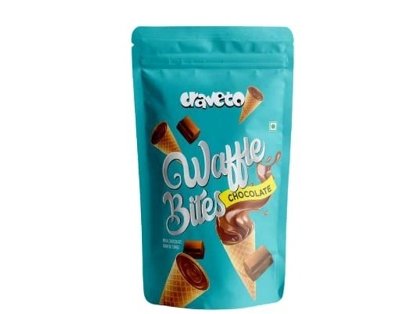 Craveto Chocolate Flavoured Waffle Bites - 140 g