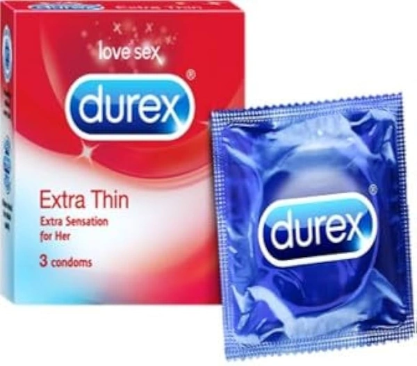 Durex Extra Thin - Extra Sensation Condoms - 3 units