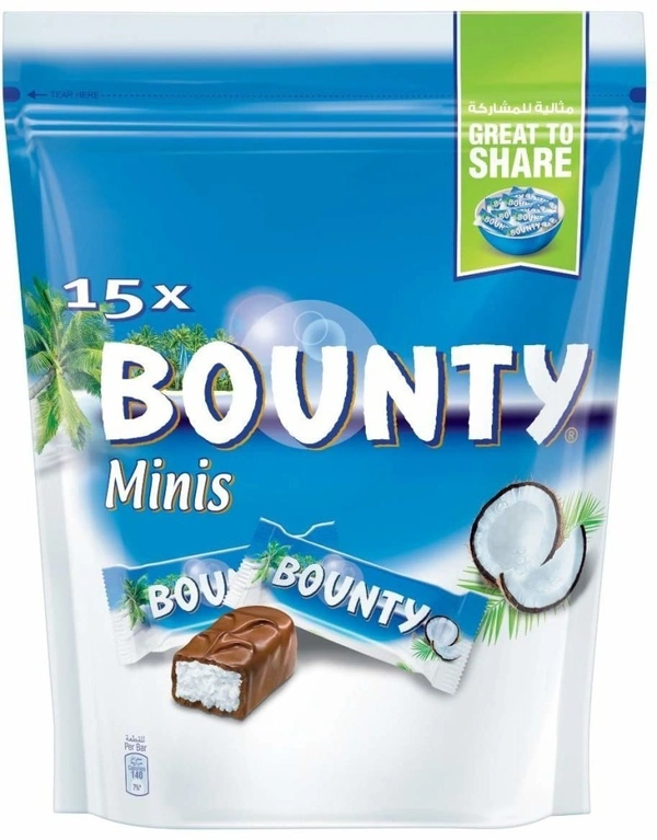 Bounty Mini Coconut Chocolate Bar - 28.5 g