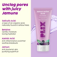 Plix Jamun Active Acne Juicy Cleanser - 100 ml