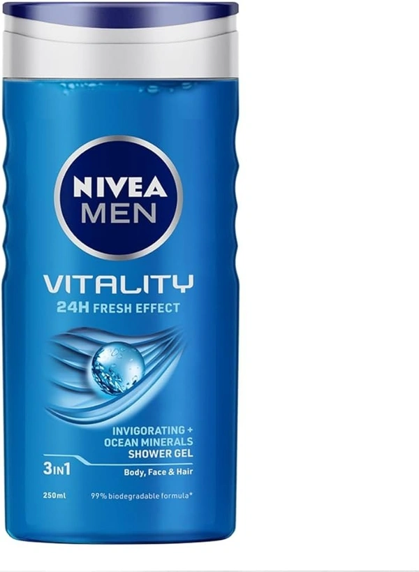 Nivea Vitality Fresh Power Shower Gel - 250 ml
