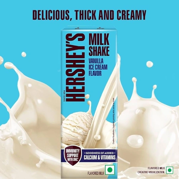 Hersheys Vanilla Ice Cream Milkshake